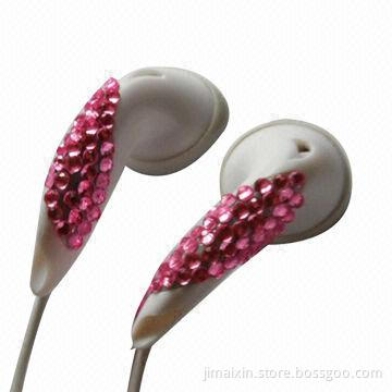 Crystal earphones, CE and FCC certified